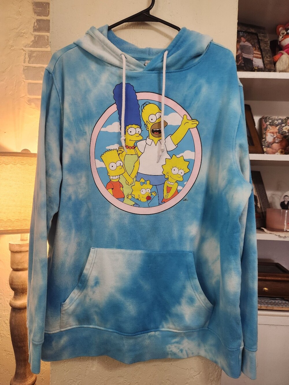 The Simpsons Tye Dye Graphic Hoodie By Mad Engine Size XL P2p 24